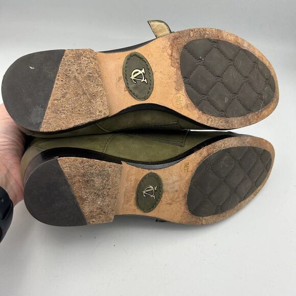 VC Signature by Vince Camuto 7M    Ankle Booties    Green Vi-Tallon Leather - Picture 11 of 11